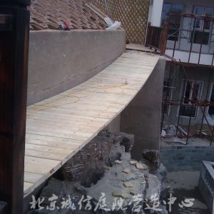 通州防腐木木桥厂家 私家花园设计施工